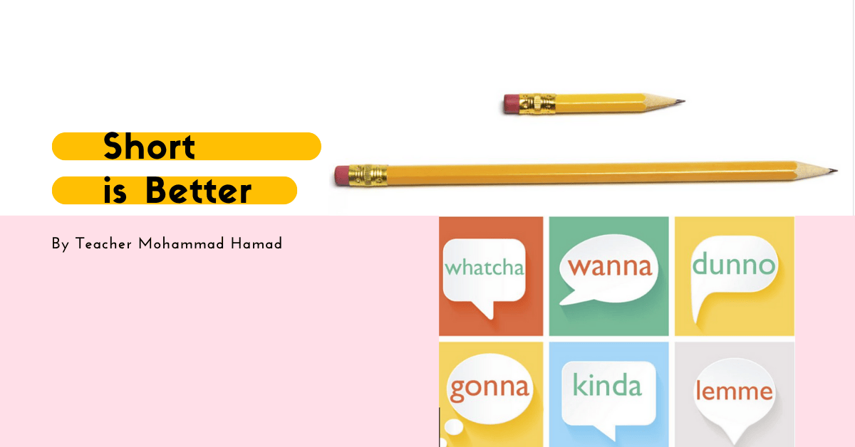 short forms in english